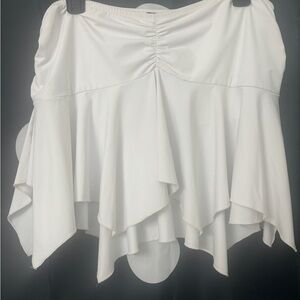 Generation Kiss white handkerchief hem skirt